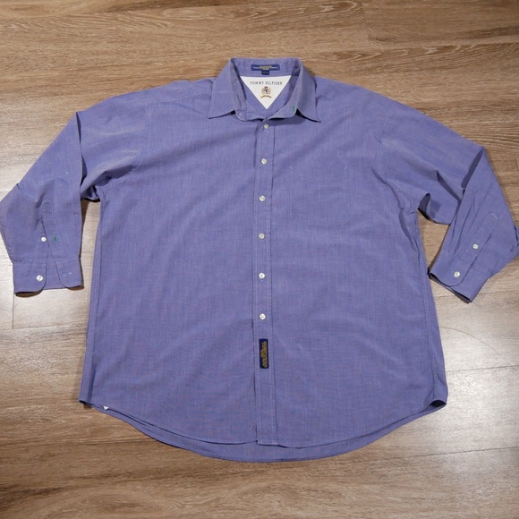 Tommy Hilfiger Other - Vintage Tommy Hilfiger Men's Casual Blue Button Down Shirt